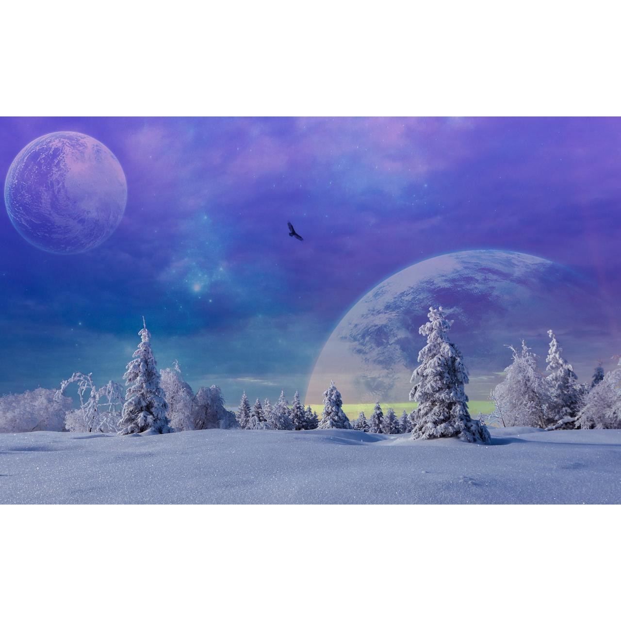 Fototapet Luna magnifica 300 x 200 cm