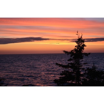 Fototapet din autocolant de perete Apus pe mare 200 x 135 cm Fototapet din autocolant de perete Apus pe mare 200 x 135 cm