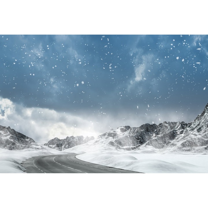 Fototapet Ninsoare in munti 300 x 200 cm