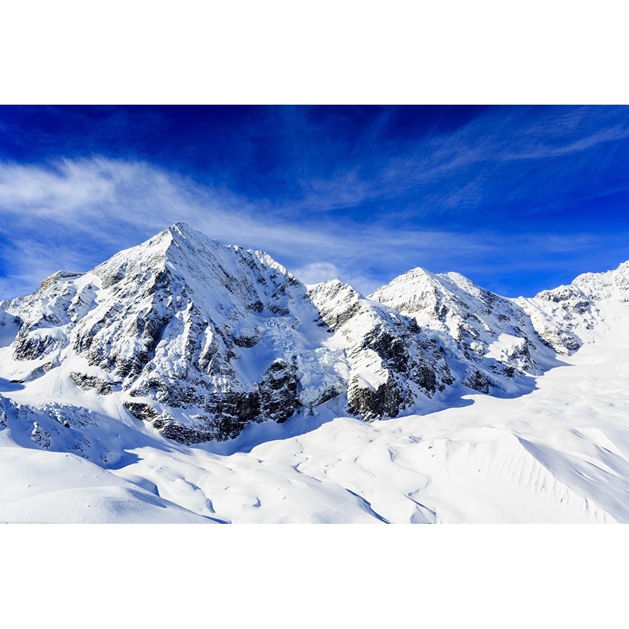 Fototapet din autocolant de perete Munte de zapada 270 x 200 cm