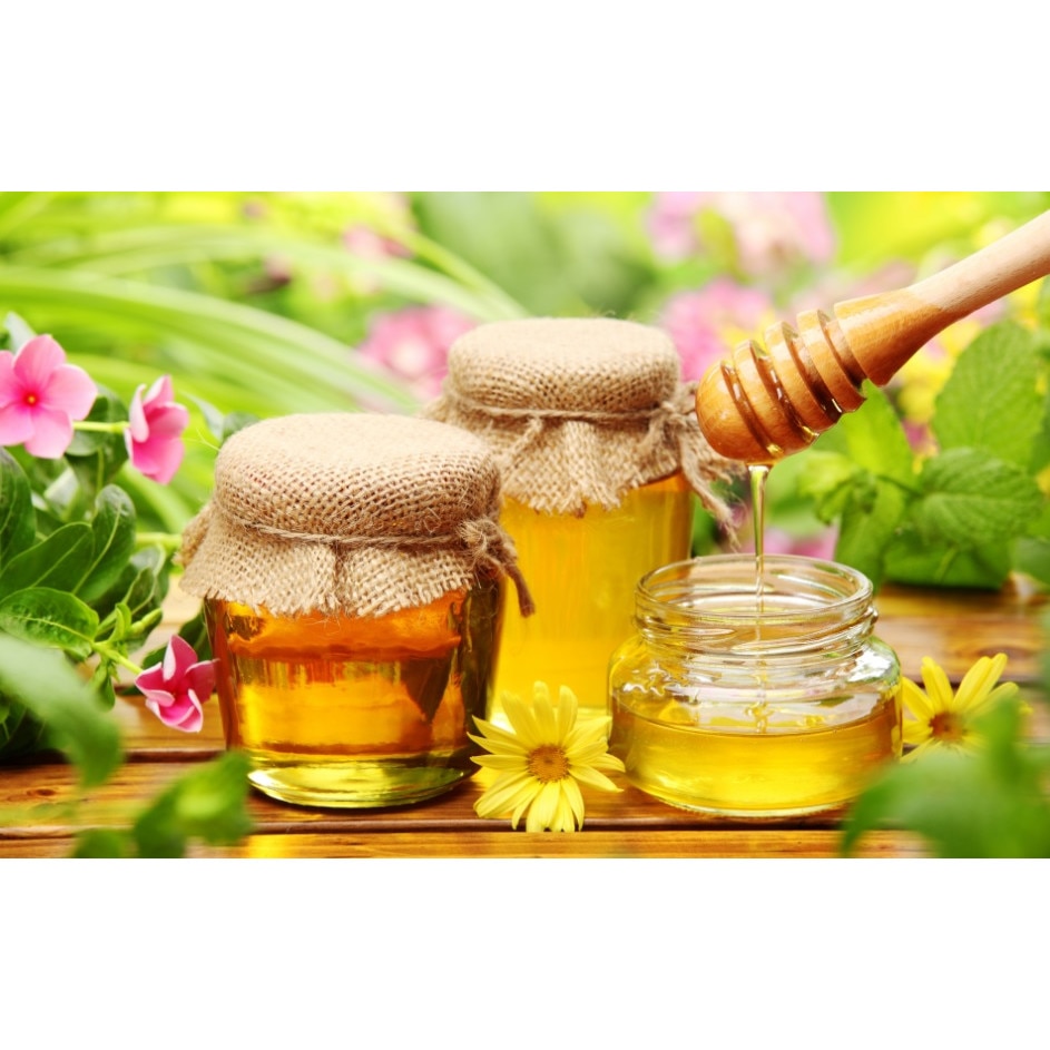 Fototapet de perete autoadeziv si lavabil Borcane cu miere 200 x 135 cm