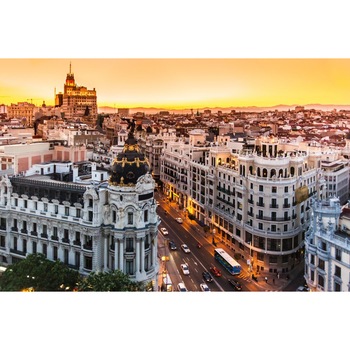 Tablou canvas Madrid in rasarit de soare (60 x 40 cm) Tablou canvas Madrid in rasarit de soare (60 x 40 cm)