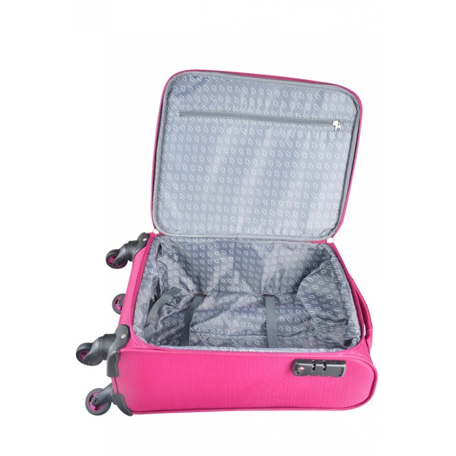 Troler Roz Troler Mirano Montreal, 65 cm, Roz - eMAG.ro