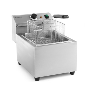 Friteuza electrica profesionala, Hendi Mastercook 8 lt, 3500W, temperatura reglabila pana la 195 gr C Friteuza electrica profesionala, Hendi Mastercook 8 lt, 3500W, temperatura reglabila pana la 195 gr C