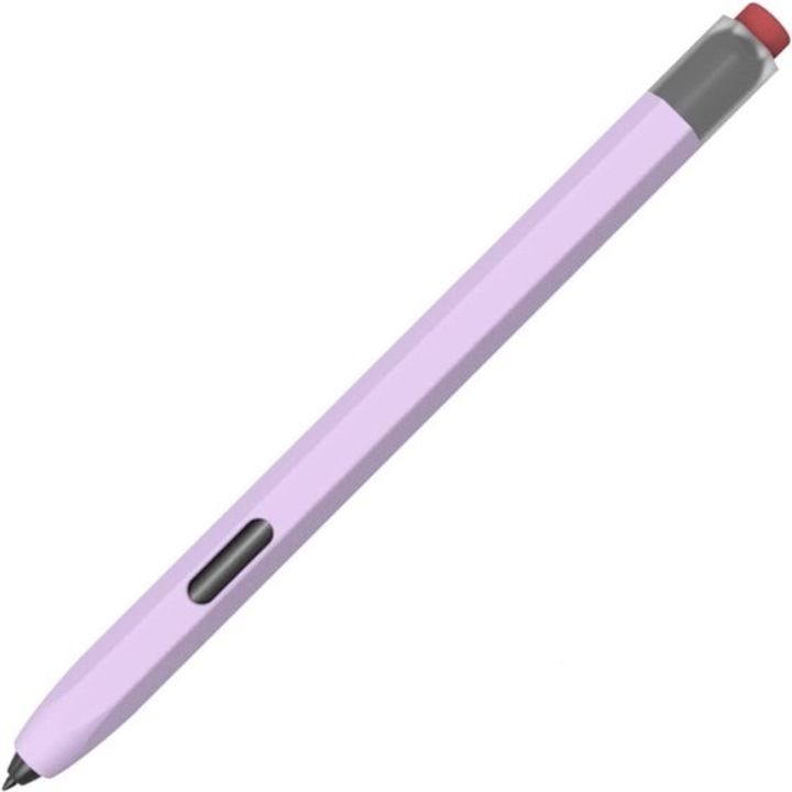Husa siliconica pentru stylus, violet, compatibila Samsung Galaxy Tab S7 S8 S9 S10