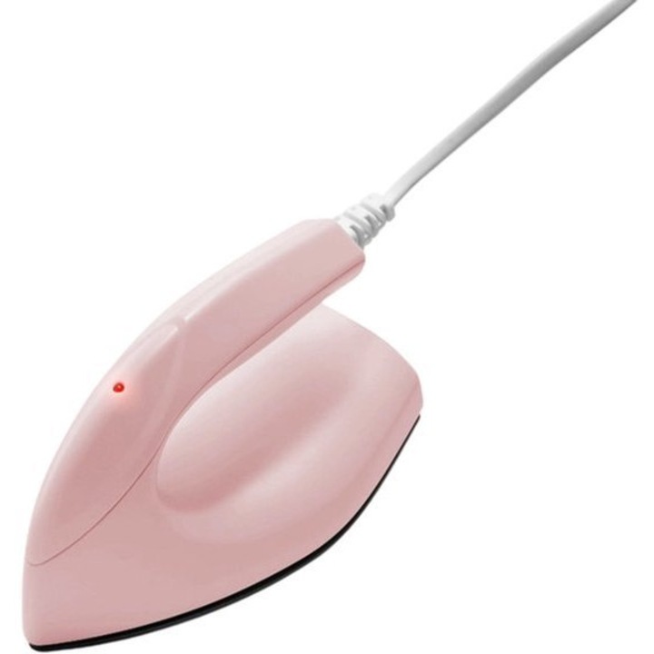 Fier de calcat portabil mini, compact, usor, alb, 15x7x10cm