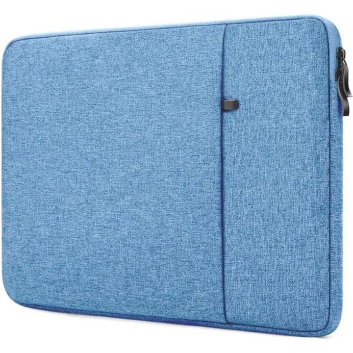 Husa laptop 12 inch, albastru marin, impermeabil, compacta