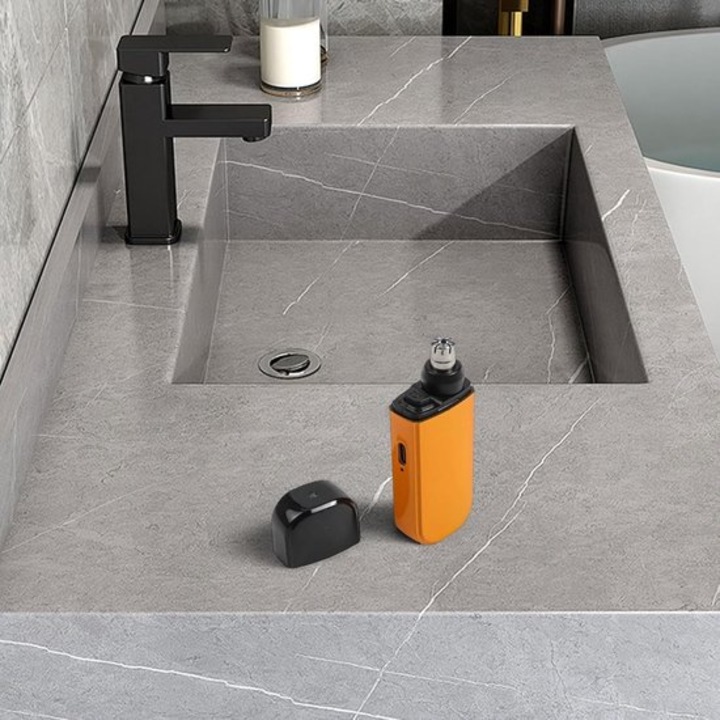 Aparat de tuns nas, digital, ergonomic, negru, compact