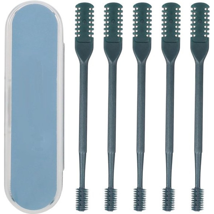 Aparat de tuns nas si sprancene, dublu cap, inox, portabil