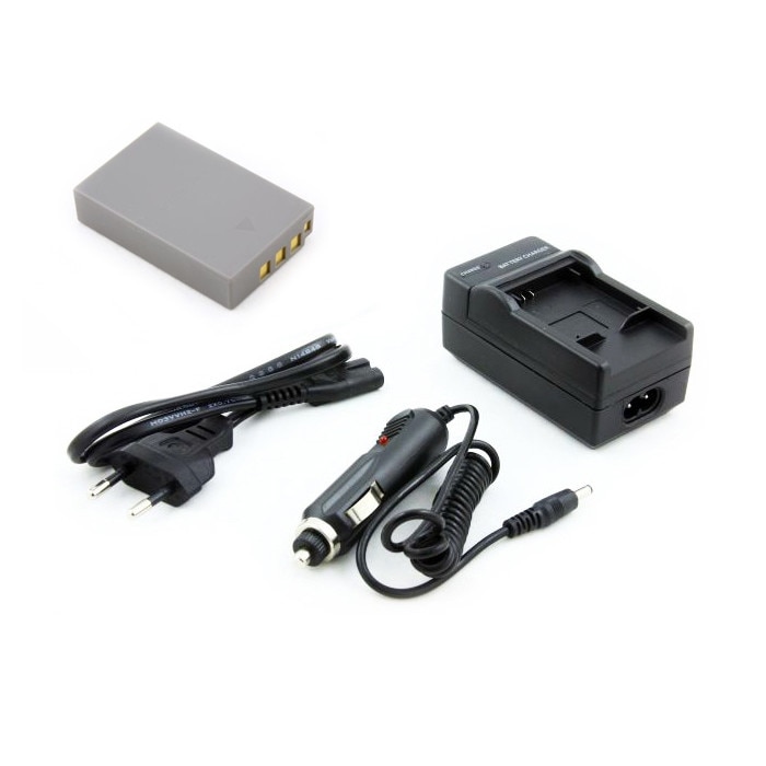 Set acumulator cu incarcator Travor, compatibil Olympus BLS-5