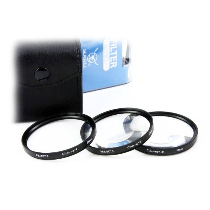 Set de lentile macro +10/+9/+8, Seagull