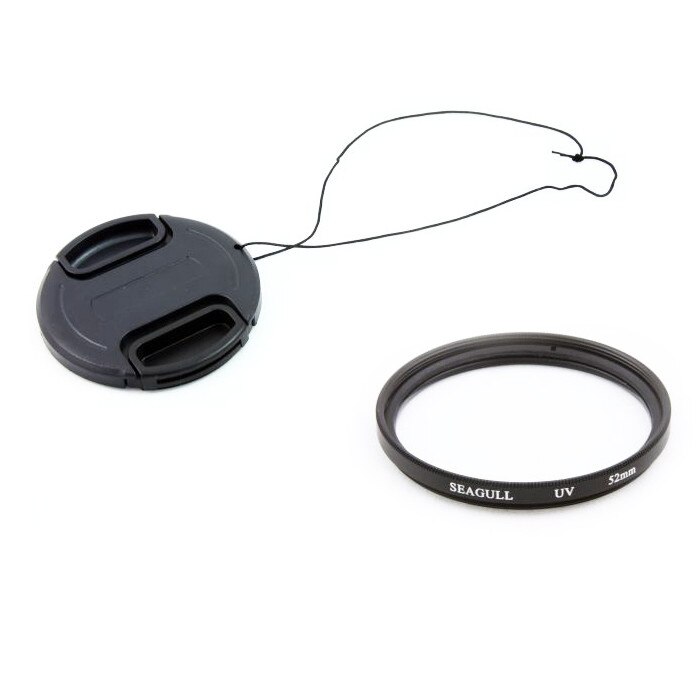 Set de protectie UV Seagull, filtru + capac, 52 mm