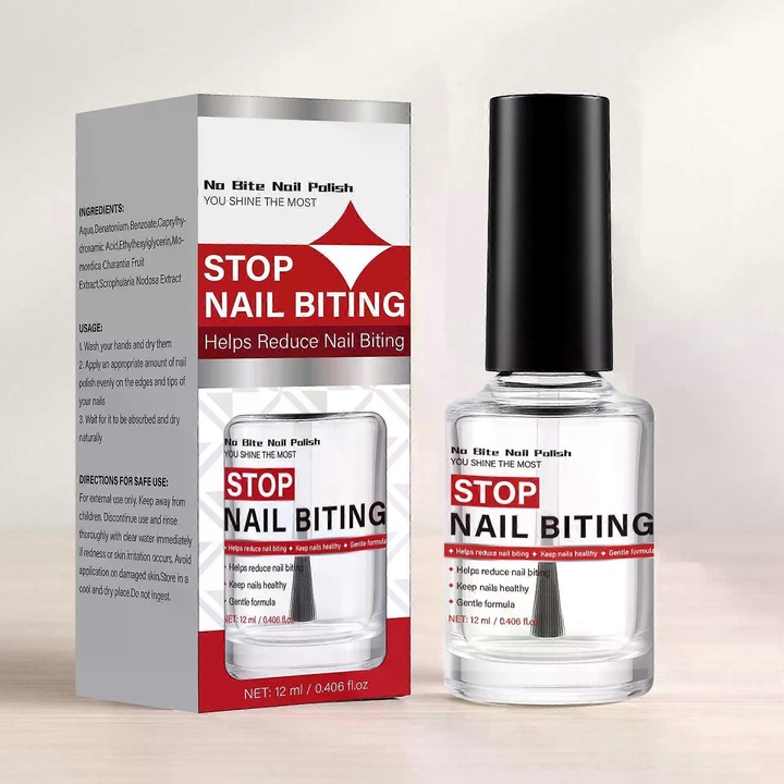 Oja transparenta, anti-muscat unghii, uscare rapida, rezistenta la apa, 10ml
