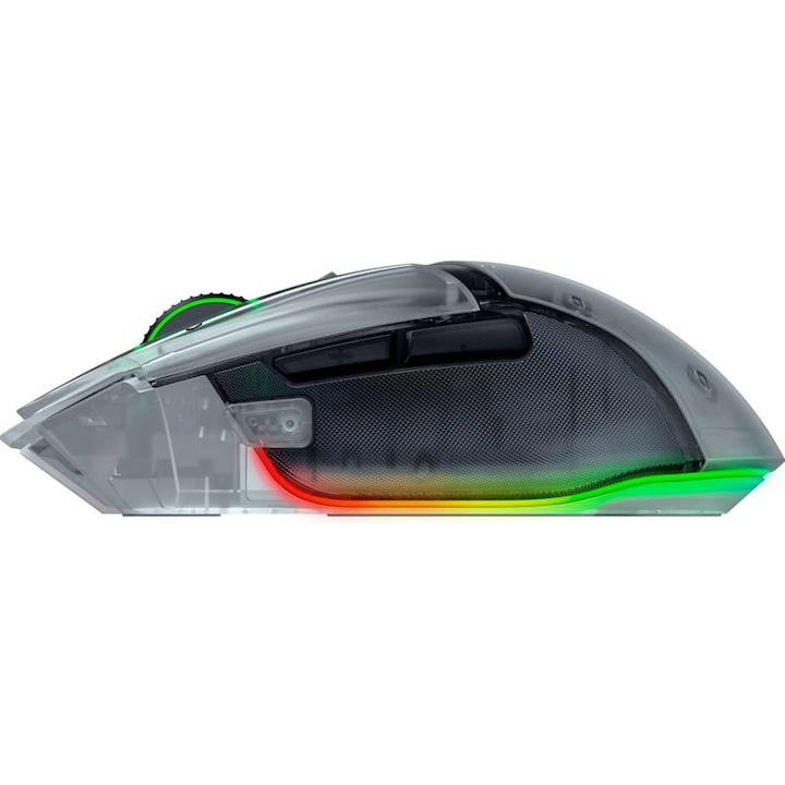 Геймърска мишка Razer Basilisk V3 Pro 35K, бяла, безжична, 130x75x42mm