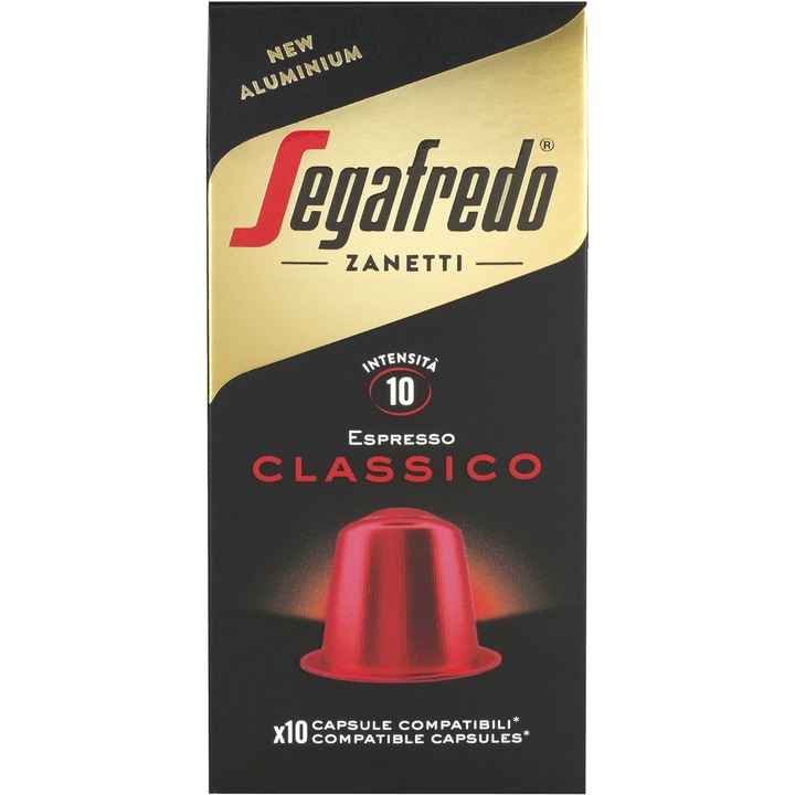 Segafredo Zanetti kávékapszula, 10-es intenzitás, Classico Nespresso