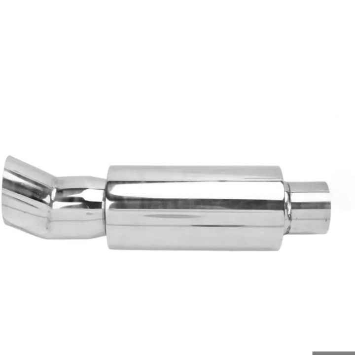 Toba esapament universal 63mm inox argintiu drept