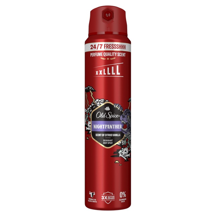 OLD SPICE Night Panther спрей, дезодорант, 250 мл