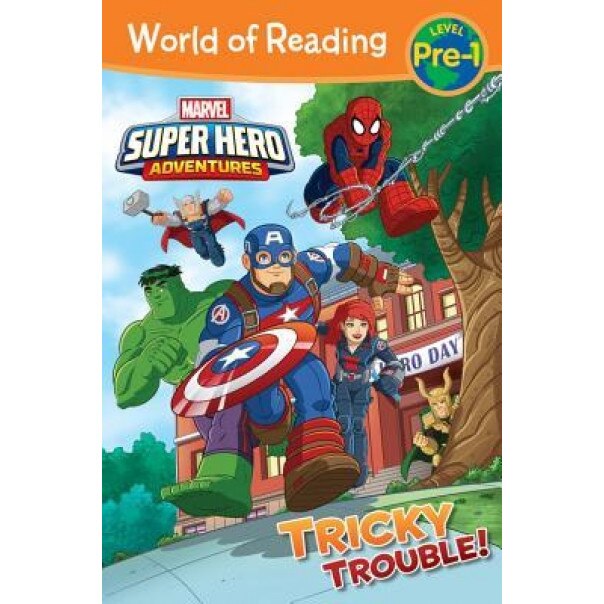 World of Reading Super Hero Adventures: Tricky Trouble!: Level Pre-1, Marvel Book Group (Author)