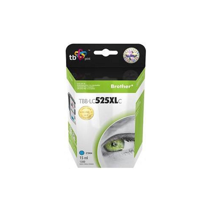 TB Print tintapatron, cián, 15ml, Brother DCP-J100/J105/MFC-J200