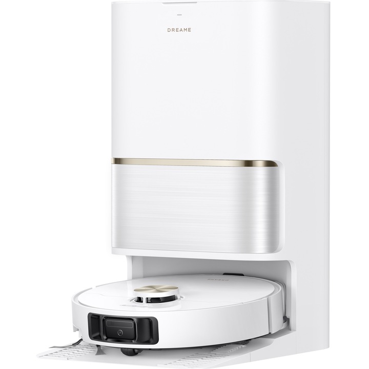 Robot de aspirare cu mop Dreame, RLL51SE-WHITE, L50 Ultra AE, 28.000 Pa, statie multifunctionala, golire automata, Alb