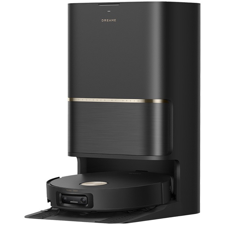 Dreame RLL89HE-WH robotporszívó felmosóval, L50s Ultra, 25 000 Pa, PowerDock állomás, felmosófejek 100°C-on, Fehér