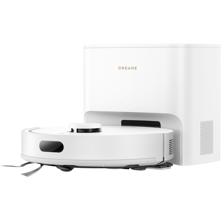 Dreame RLF41GD-WH robotporszívó, felmosóval, F20 Plus, 20 000 Pa, automatikus ürítő állomás, 150 perc üzemidő, Fehér
