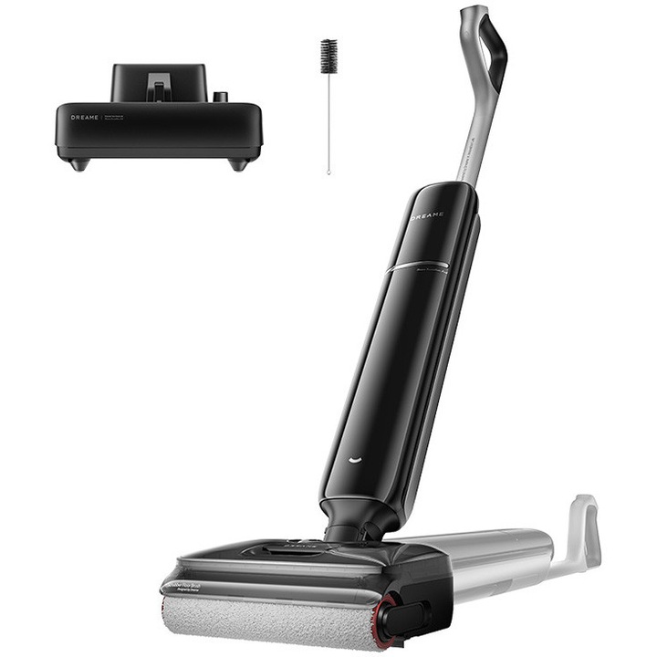 Aspirator vertical umed-uscat Dreame, HHR32A, G12 Pro, 25.000 Pa, TangleCut 2.0, autocuratare, Negru