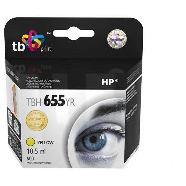 TB 655 sárga tintapatron, 600 oldal