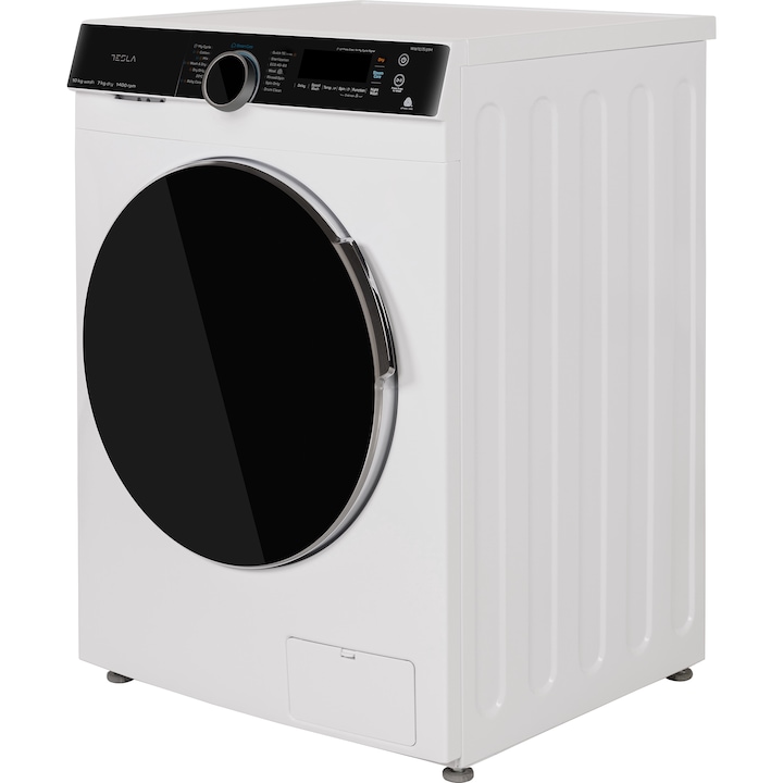 Masina de spalat rufe cu uscator Tesla WW107591M, spalare 10Kg, uscare 7kg, Motor BLDC, Inverter, Smart delay, Protectie la supraincalzire, Clasa A spalare, LED, Alb