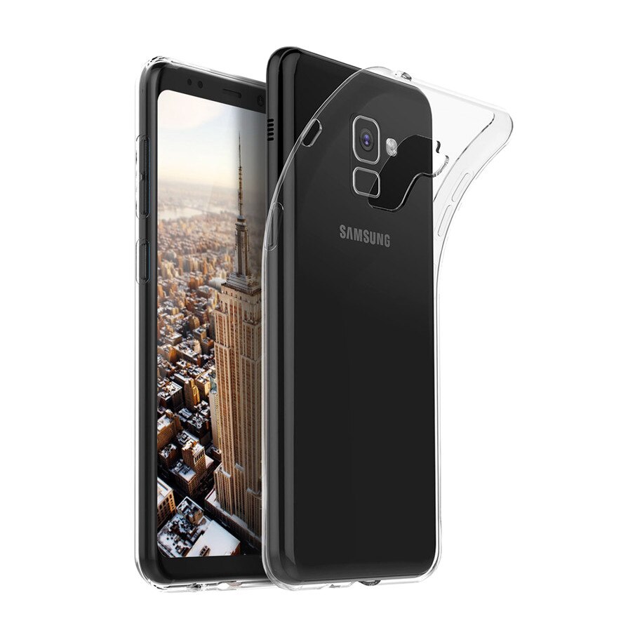 Husa de protectie ultraslim pentru Samsung Galaxy A8 Plus 2018, transparent