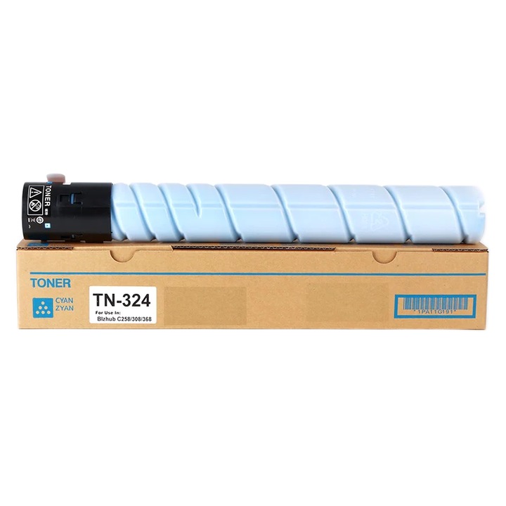 Kompatibilis toner Konica Minolta TN324C (A8DA430) és TN512C (A33K432) készülékekhez, cián, 26.000 oldal, Konica Minolta Bizhub C258, C308, C368, C454, C454e, C554, C554e modellekhez