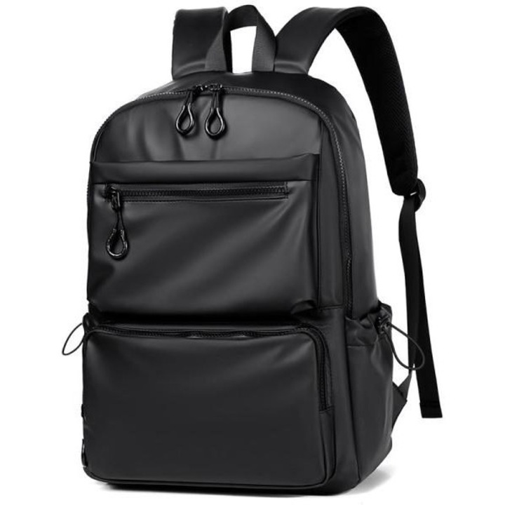 Rucsac unisex 14 inch, poliester, rezistent la apa, negru, sub 20L