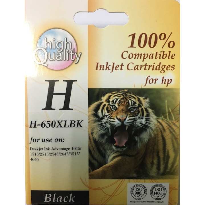 Касета с мастило IPRINT 650XL, CZ101AE, Черен