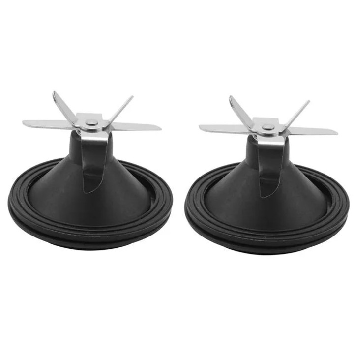Set 2 piese cutit pentru mixer electrocasnic, alb, universal