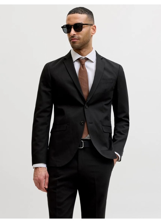 Jack & Jones Мъжко сако, JPRFRANCO, със Super Slim fit кройка, Черен