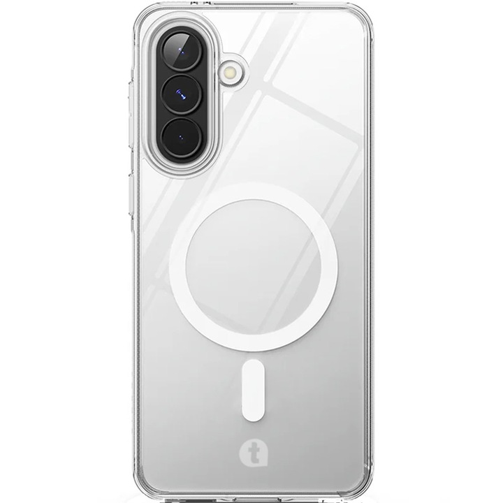 Husa de protectie telefonultau® din silicon pentru Samsung Galaxy A57, MagSafe, Ultra Slim, Flexibila, Clear Case, Transparent