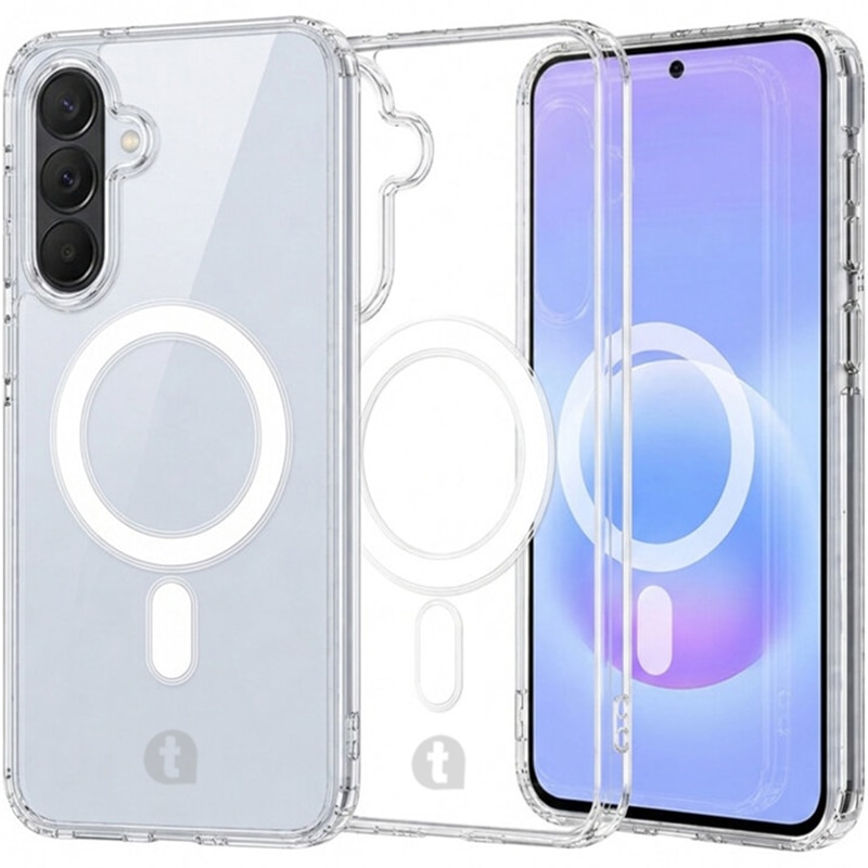Husa de protectie telefonultau® din silicon pentru Samsung Galaxy A57, MagSafe, Ultra Slim, Flexibila, Clear Case, Transparent