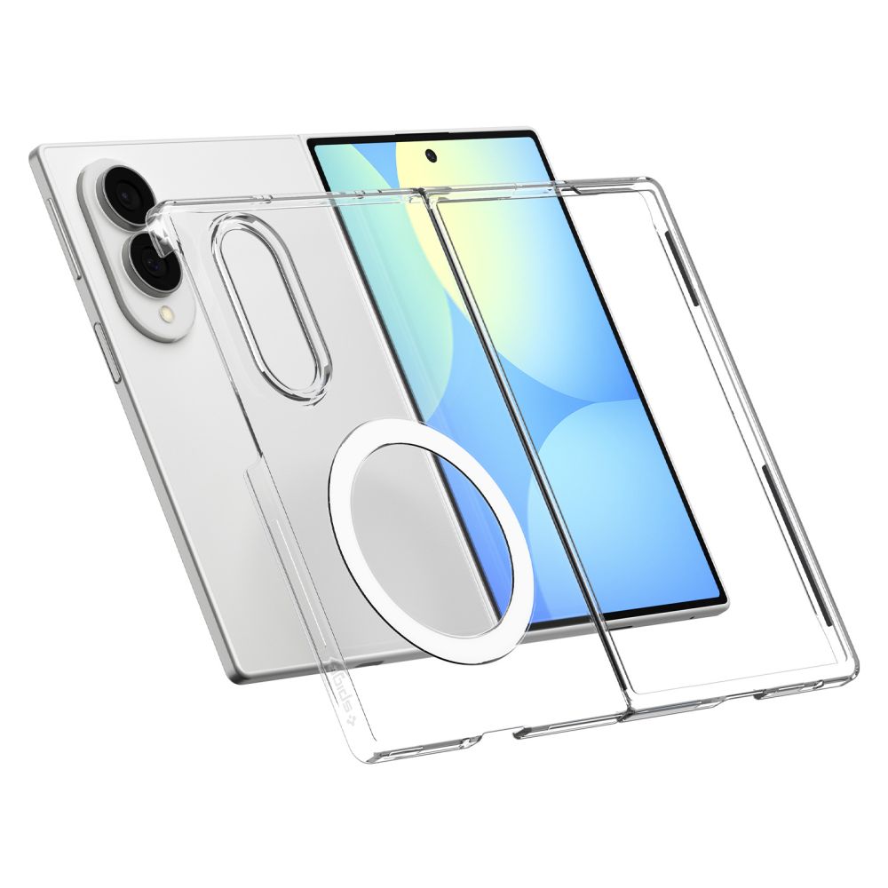 Husa Spigen AirSkin cu MagSafe compatibila cu Samsung Galaxy Z Fold 8, Transparent