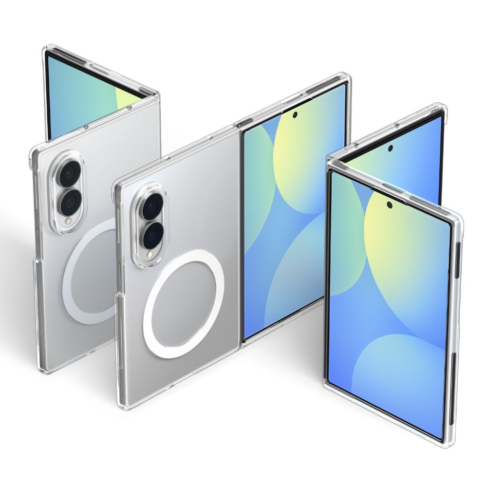 Husa Spigen AirSkin cu MagSafe compatibila cu Samsung Galaxy Z Fold 8, Transparent