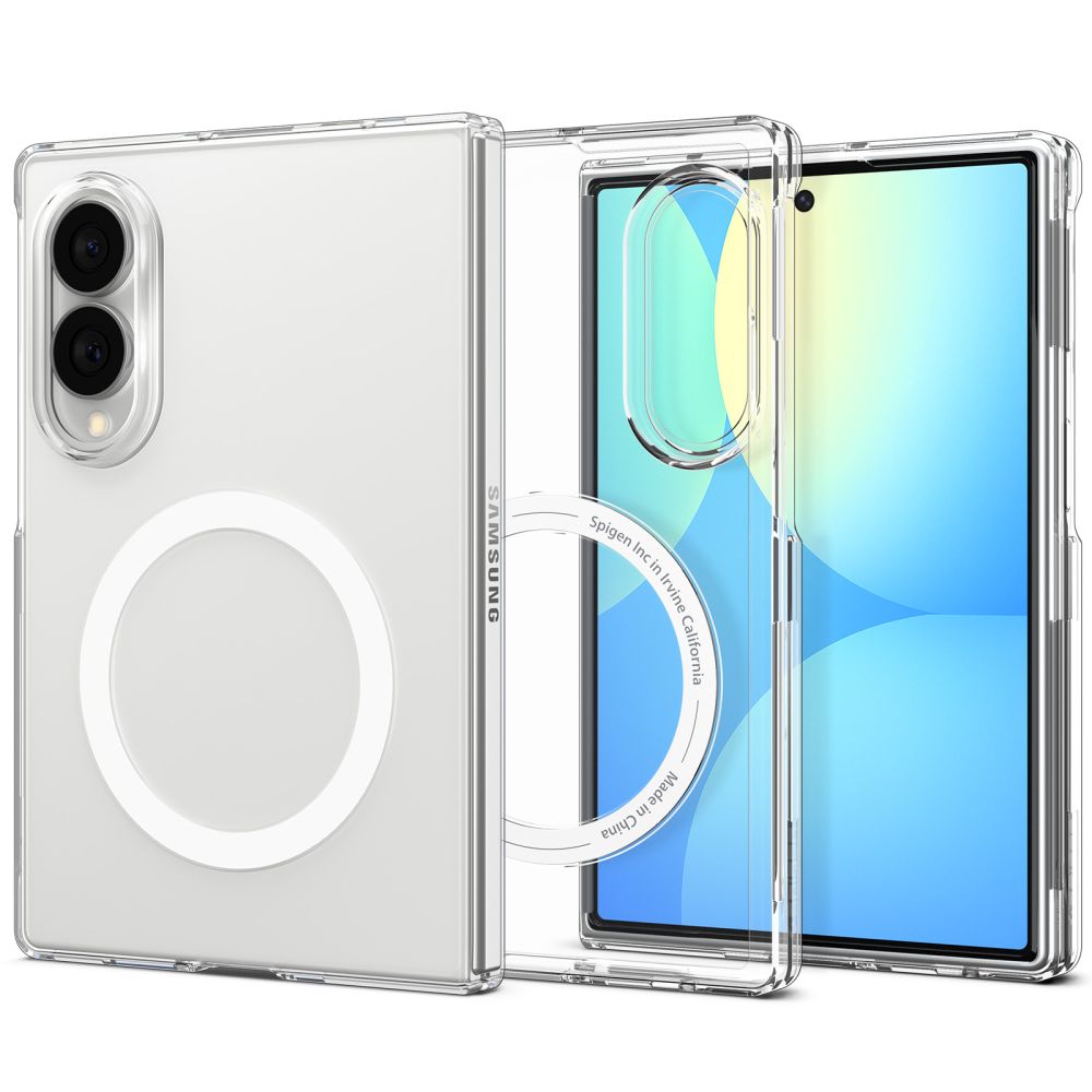 Husa Spigen AirSkin cu MagSafe compatibila cu Samsung Galaxy Z Fold 8, Transparent