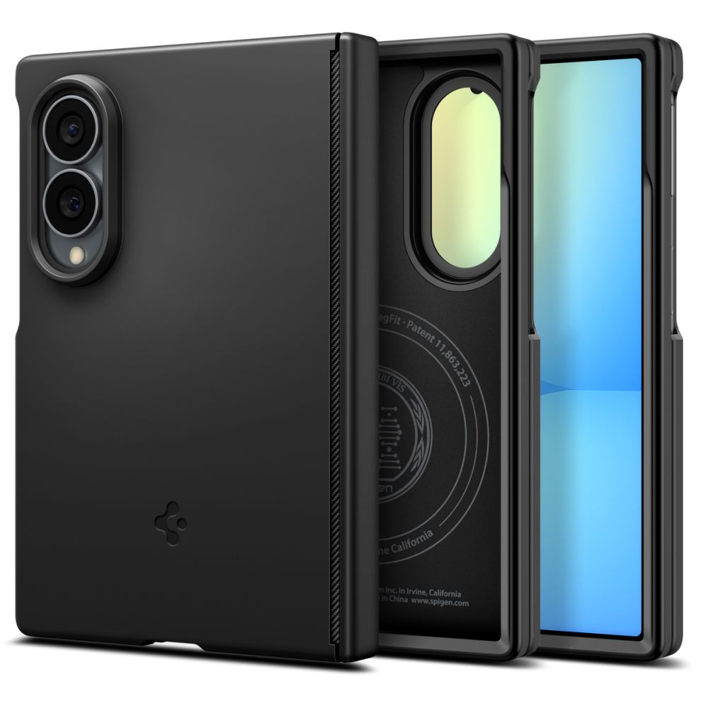Husa Spigen Air Fit Pro cu MagSafe compatibila cu Samsung Galaxy Z Fold 8, Negru