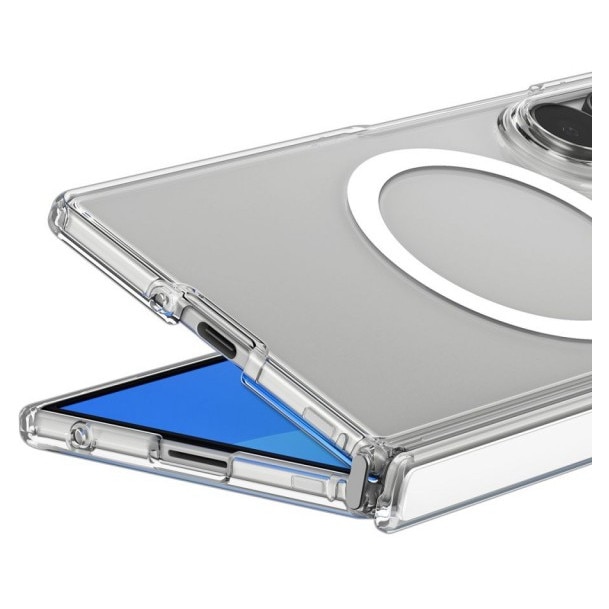 Husa Compatibila Cu Samsung Galaxy Z FOLD 8 ULTRA, Spigen Ultra Hybrid Magsafe, Kit Curatare Upzz®, Transparenta