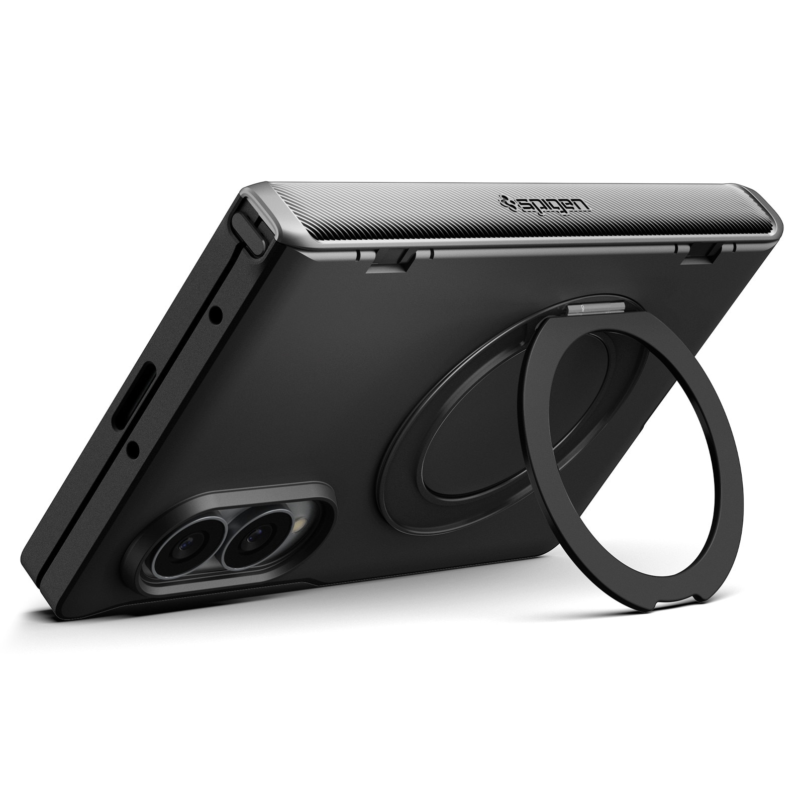 Husa Spigen Slim Armor Pro cu MagSafe compatibila cu Samsung Galaxy Z Fold 8, Negru