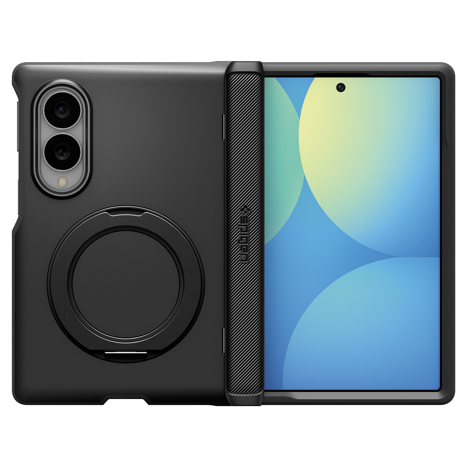 Husa Spigen Slim Armor Pro cu MagSafe compatibila cu Samsung Galaxy Z Fold 8, Negru