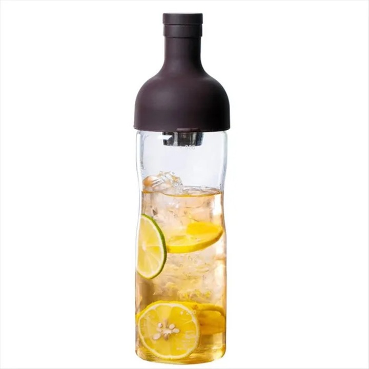 Cafetiera sticla borosilicata, filtru, capac silicon, 1L