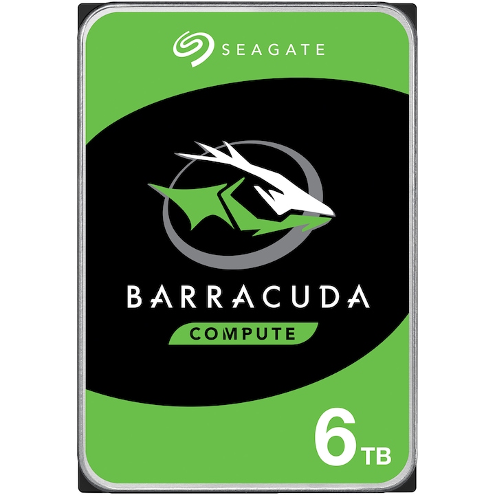 Хард диск Seagate BarraCuda, 6TB, 5400об/мин, 256MB cache, SATAIII