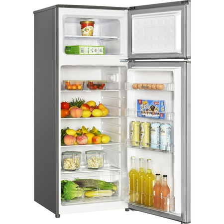 Frigider cu doua usi Heinner HF-H212SA+, 212 l, Clasa A+, H 143 cm, Argintiu