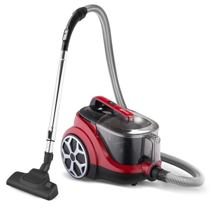 Aspirator fara sac TESA, model TS-RC 706 Red, 1600 W