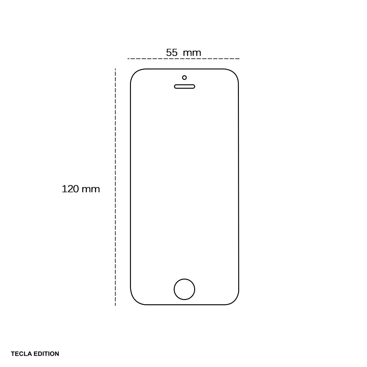 Folie sticla temperata 2,5D pentru Apple iPhone SE / iPhone 5