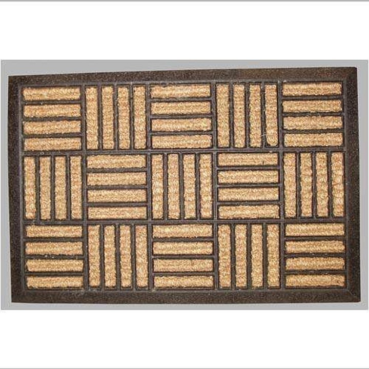 Изтривалка M.A.T. GROUP Criss Cross 40x60cm кафява, PP и кокос